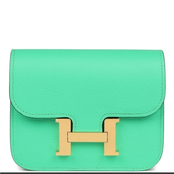 Hermes Handbags - Hermes
Evercolor Bi-Color
Constance Slim Wallet
Vert Comics Bleu Zellige
NWT’s